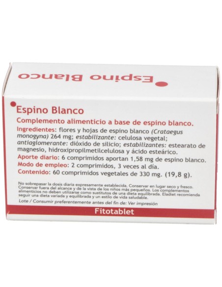 Fitotablet Espino Blanco 60Comp.