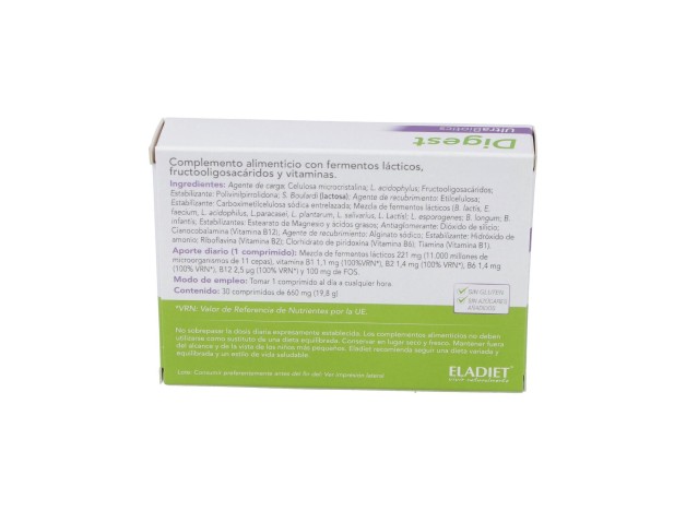 Digest Ultraprobiotic 30 Comprimidos (600Mg)