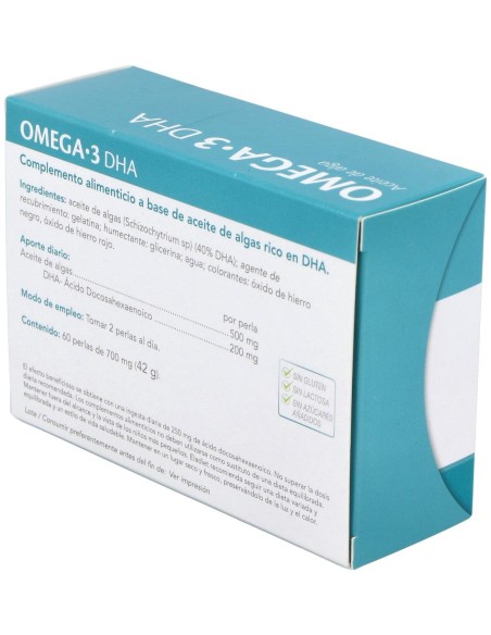 Omega 3 Dha Aceite De Alga Eladiet 60 Perlas