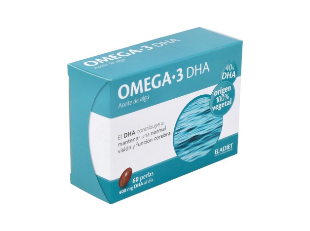 Omega 3 Dha Aceite De Alga Eladiet 60 Perlas