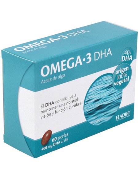 Omega 3 Dha Aceite De Alga Eladiet 60 Perlas