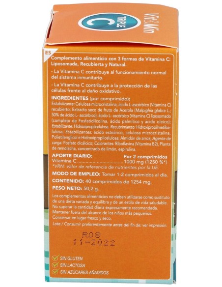 Triple C Vit. C Liposomada 40Comp.