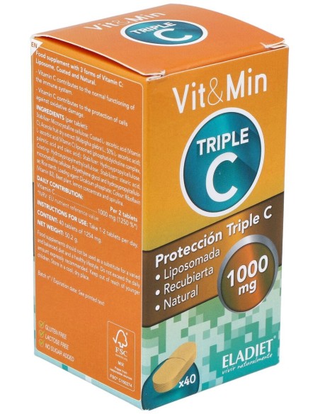 Triple C Vit. C Liposomada 40Comp.