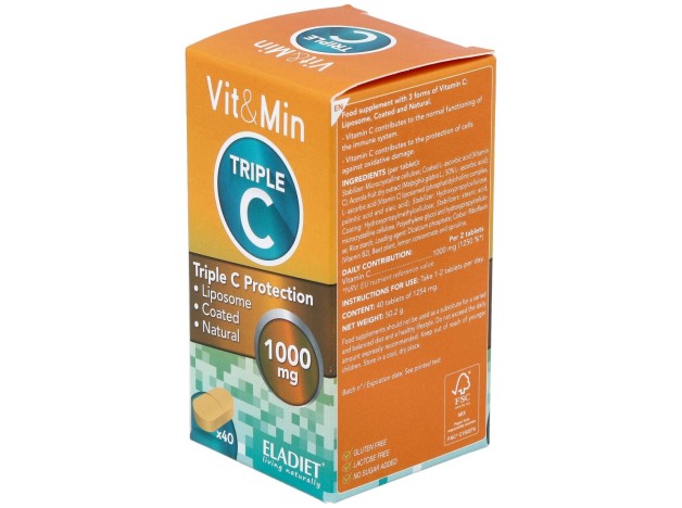 Triple C Vit. C Liposomada 40Comp.