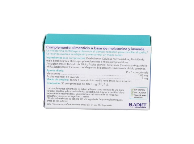 Eladiet Melatonina Retard 1.85Mg 30Comp