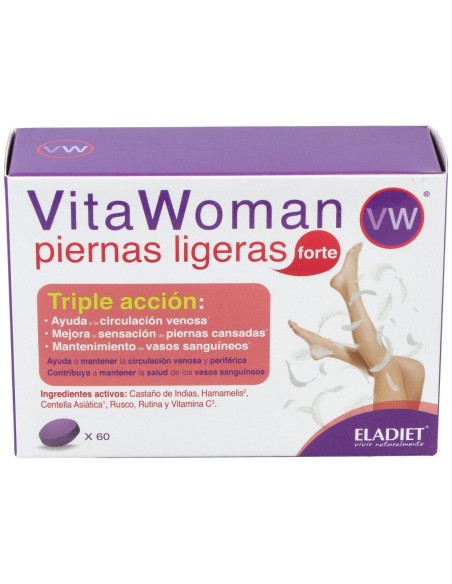 Eladiet Vitawoman Piernas Ligeras Forte 60Comp