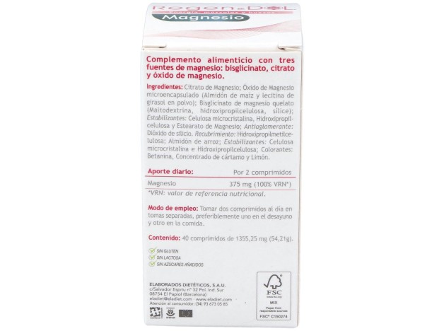 Eladiet Regendol Magnesio 40Comp