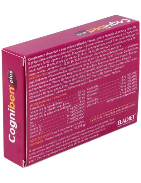Eladiet Cogniben Plus 30Caps