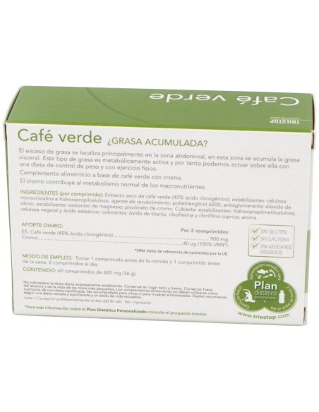 Triestop Cafe Verde 60Comp.