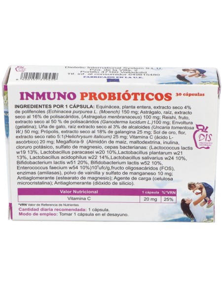 Inmuno Probioticos 30Cap.