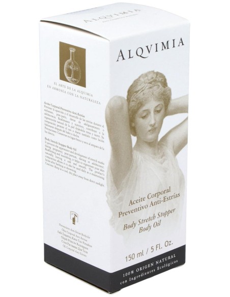 Aceite Corporal Preventivo Antiestrías 150 Ml Alqvimia