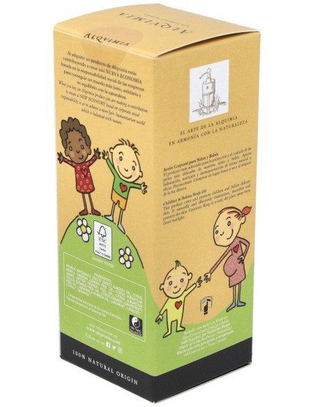 Aceite Corporal Para Niños Y Bebés 150 Ml Alqvimia