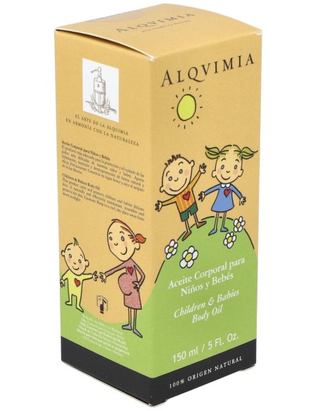 Aceite Corporal Para Niños Y Bebés 150 Ml Alqvimia
