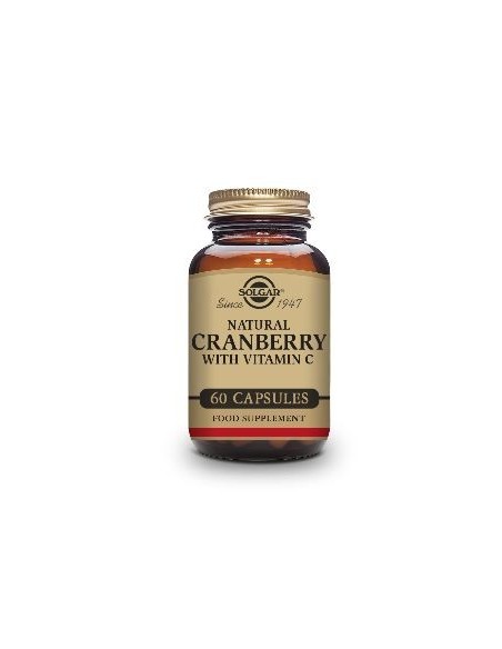 Solgar Cranberry Con Vitamina C 60 Capsulas