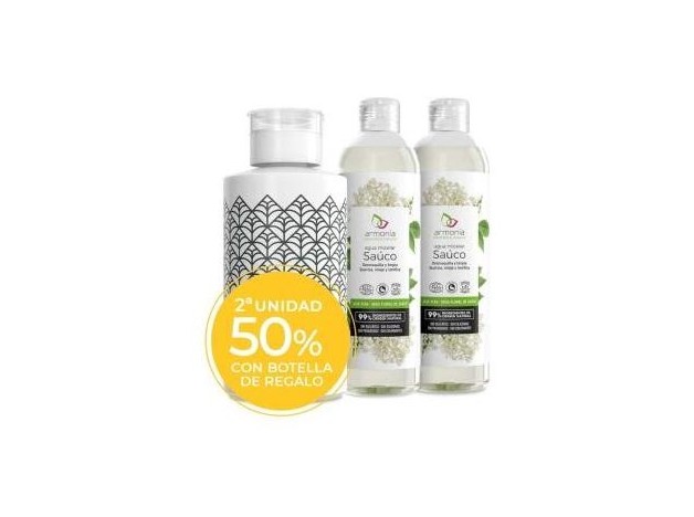 Agua Micelar 2Uds+Botella Vidrio