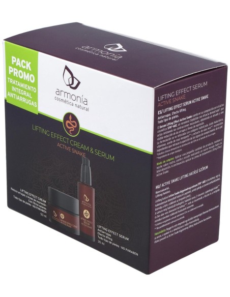 Pack Veneno Serpiente Crema+Serum Active Snake