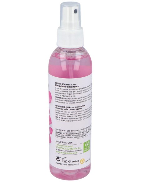 Armonía Tónico Refrescante Agua De Rosas 200Ml
