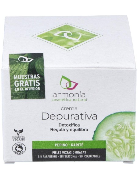 Armonia Crema Facial Pepino Depurativa 50Ml