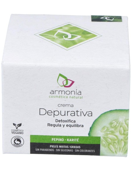 Armonia Crema Facial Pepino Depurativa 50Ml