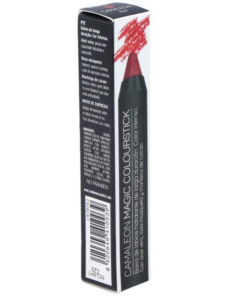 Camaleon Magic Colour Stick Pintalabios Rojo/Burdeos 4G 1Ud