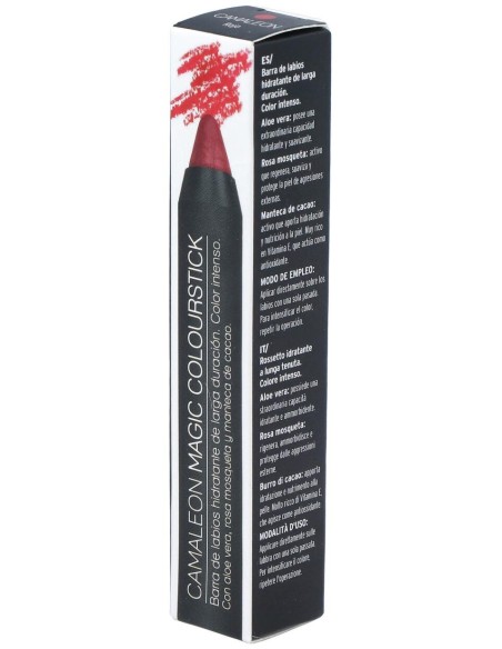 Camaleon Magic Colour Stick Pintalabios Rojo/Burdeos 4G 1Ud
