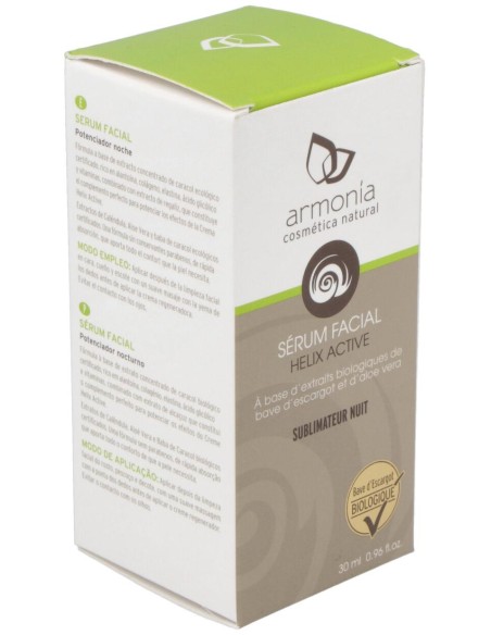 Helix Active Eco Serum Facial Caracol Bio 30Ml.