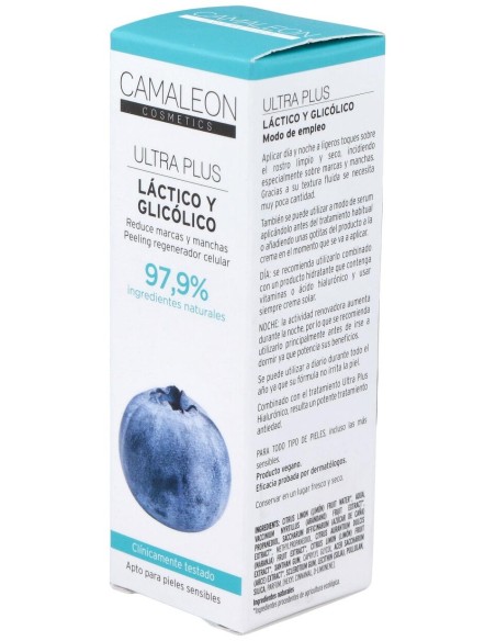Camaleon Cosmetics Concentrado Glicólico Ultra Pure, 15 Ml