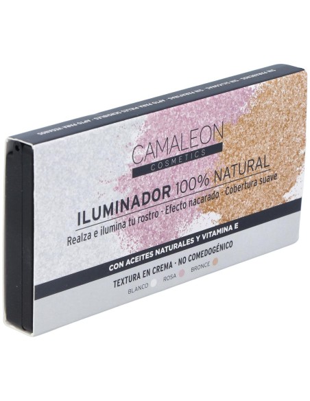 Camaleon Iluminador 100% Natural Crema Paleta 3 Colores