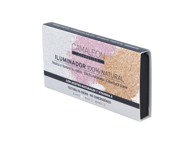 Camaleon Iluminador 100% Natural Crema Paleta 3...
