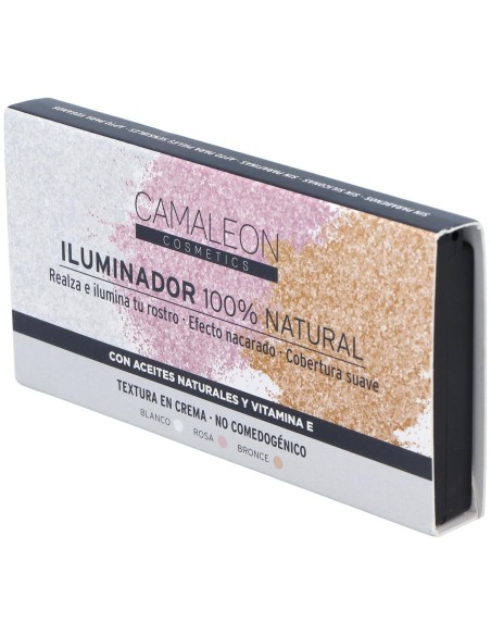 Camaleon Iluminador 100% Natural Crema Paleta 3 Colores