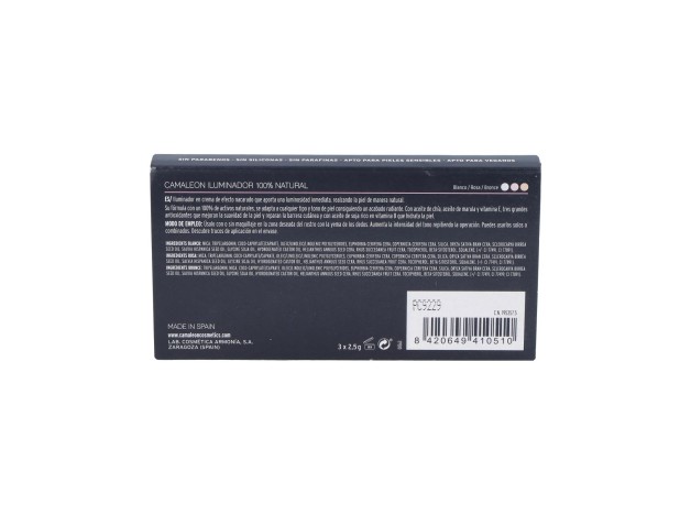 Camaleon Iluminador 100% Natural Crema Paleta 3...