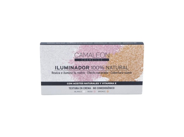 Camaleon Iluminador 100% Natural Crema Paleta 3...