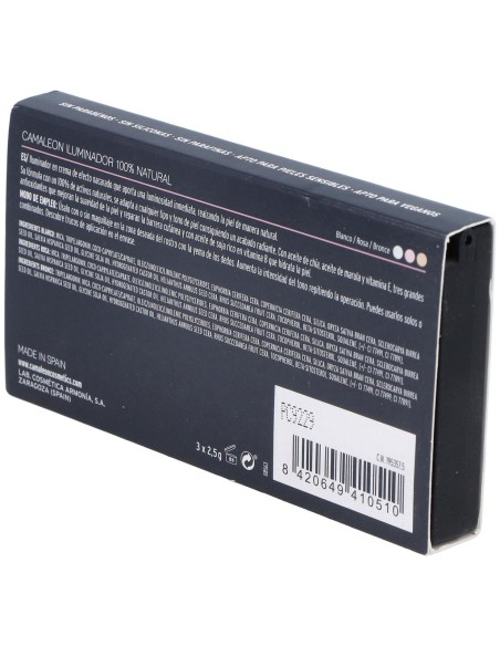 Camaleon Iluminador 100% Natural Crema Paleta 3 Colores