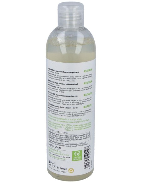 Agua Limpiadora Micelar Bio 300Ml.