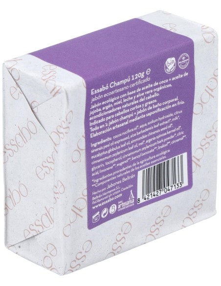 Jabones Beltrán Champú Sólido Essabo 120G