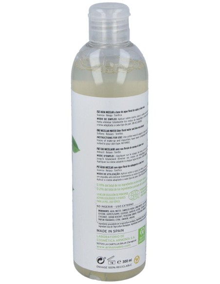 Agua Limpiadora Micelar Bio 300Ml.