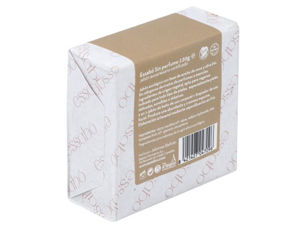 Essabo Jabon Sin Perfume Ecologico 120Gr.