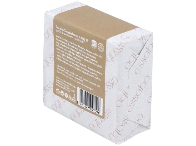 Essabo Jabon Sin Perfume Ecologico 120Gr.