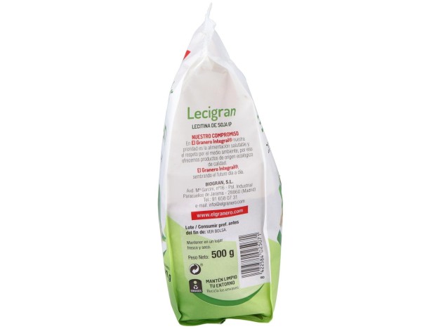 Granero Alimentacion Lecigran Ip/No Gmo Bolsa 500G