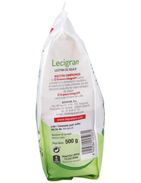Granero Alimentacion Lecigran Ip/No Gmo Bolsa 500G