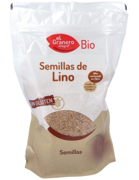 El Granero Semillas De Lino Biologicas 500 Grs