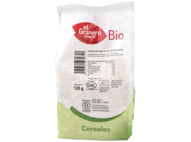 Granero Alimentacion Quinoa Hinchada Bio 125G
