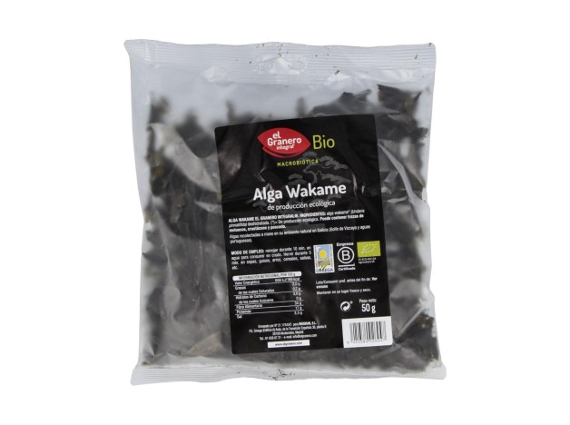 Granero Alimentacion Algas Wakame 50G