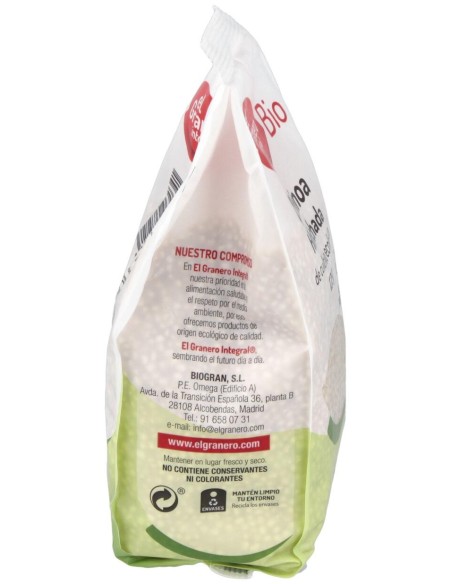 Granero Alimentacion Quinoa Hinchada Bio 125G