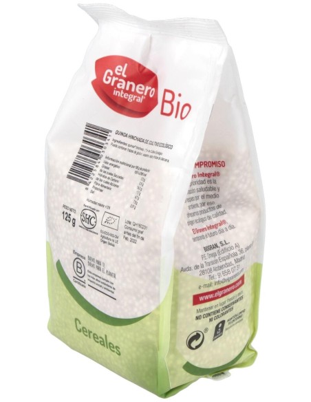Granero Alimentacion Quinoa Hinchada Bio 125G