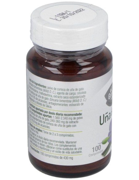 El Granero Uña Gato Forte 400 Mg 100 Comp