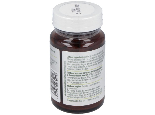 El Granero Uña Gato Forte 400 Mg 100 Comp