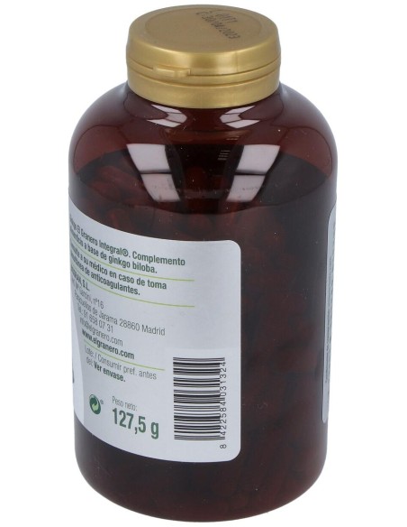 El Granero Ginkgo Biloba 600Mg 250Capsulas