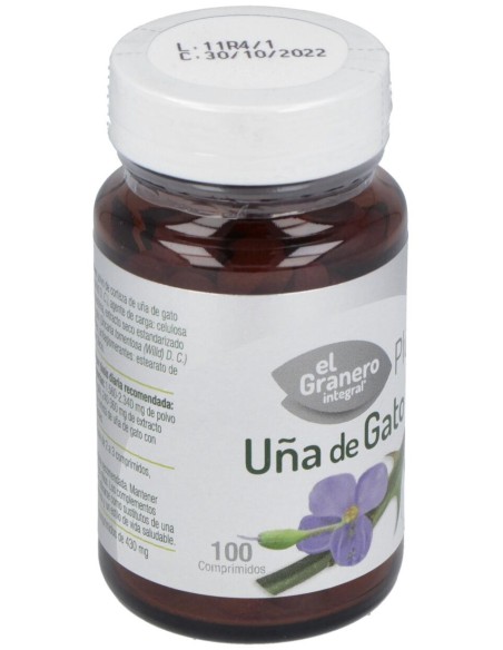 El Granero Uña Gato Forte 400 Mg 100 Comp