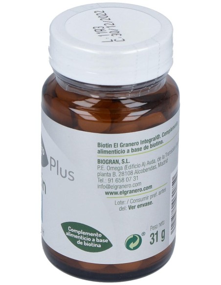 El Granero Biotin Vitamina H 100 Comp